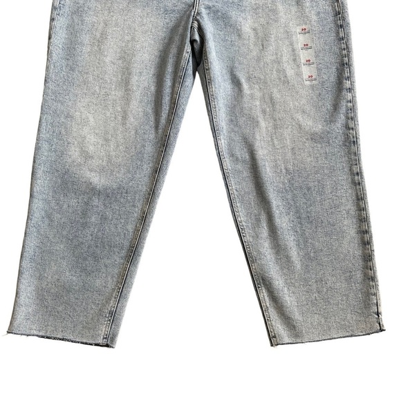 Old Navy Womens Extra High-Waisted Button-Fly Straight Raw-Hem Jeans Plus Sz 20 - Picture 5 of 10
